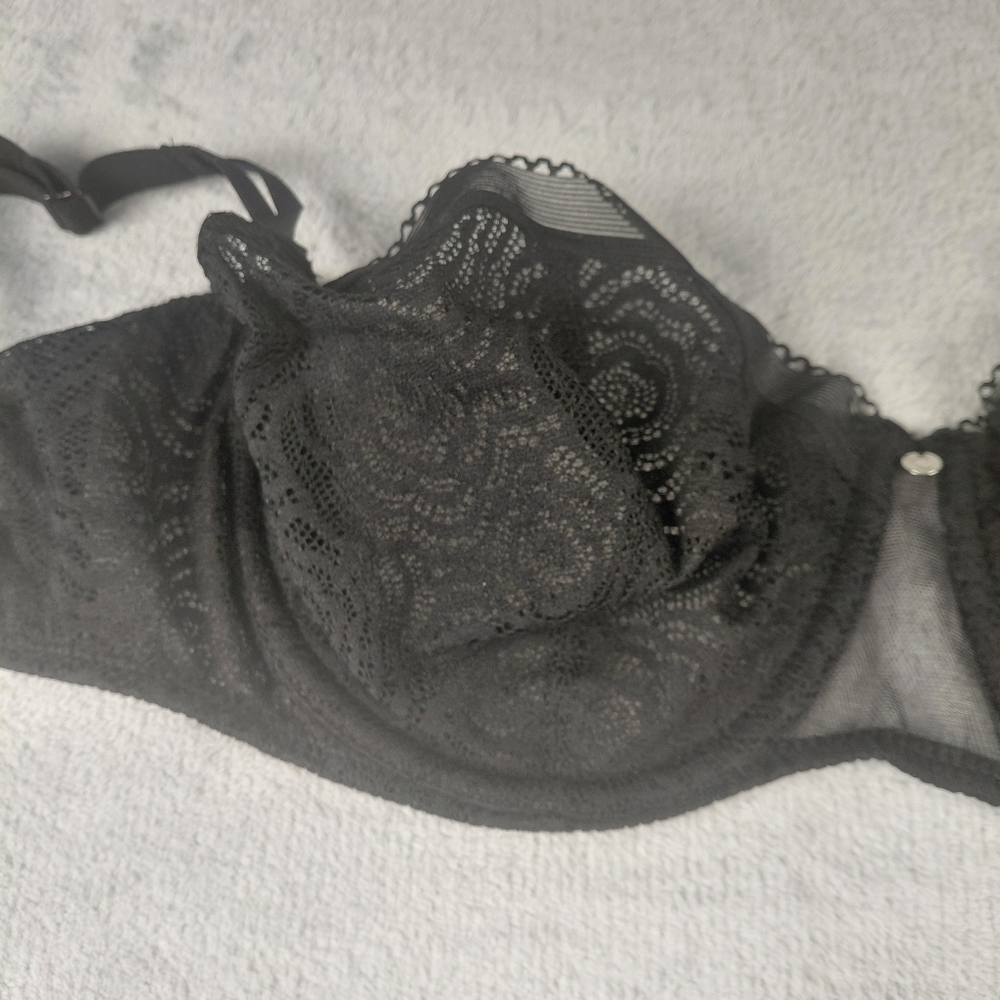 Chantelle C Jolie Demi Bra, 34 DD, Black - Picture 4 of 13